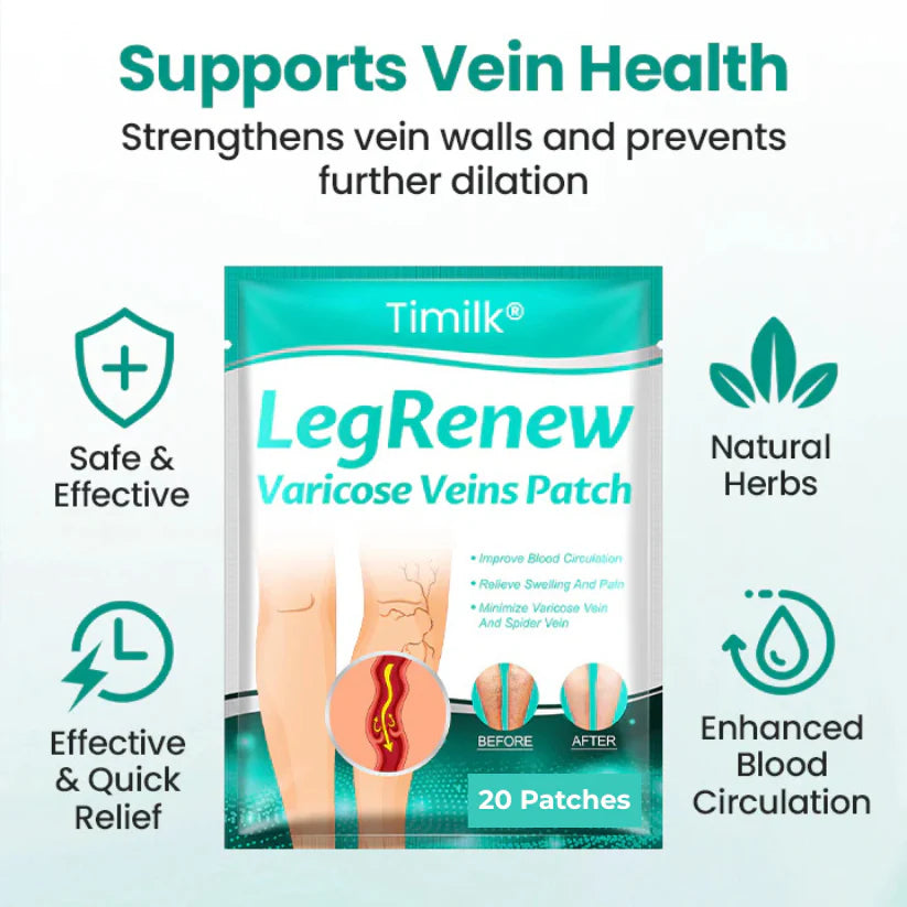 Turmeric Vericose Vein Patch (Pack of 20)