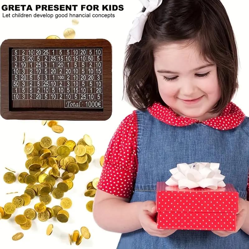 Money Saving Challenge Box (Piggy Bank)