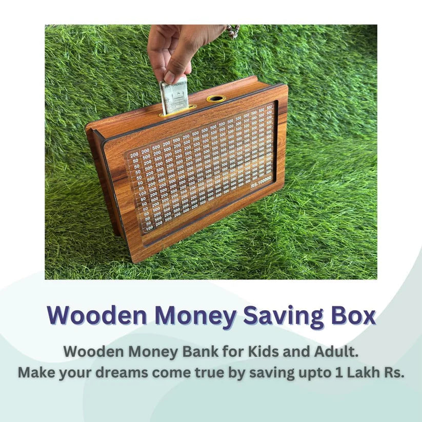 Money Saving Challenge Box (Piggy Bank)